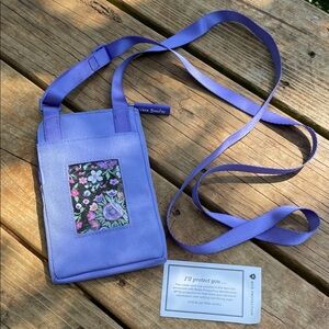 NWOT VERA BRADLEY CROSSBODY PHONE/CARD ZIP BAG